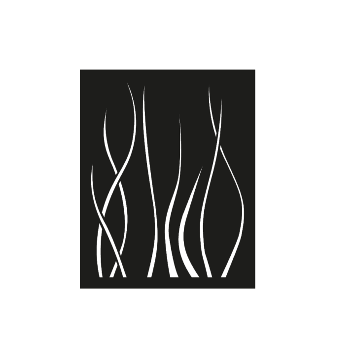 Plaque Ondulis pour protection murale de poele à bois ou granulés - Capska