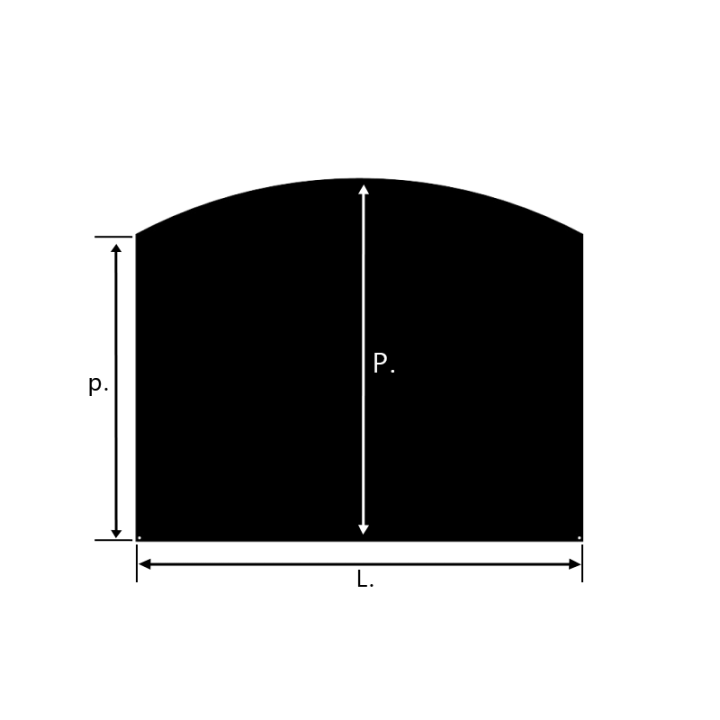 Rounded floor plate for fireplaces and wood stoves - Capska