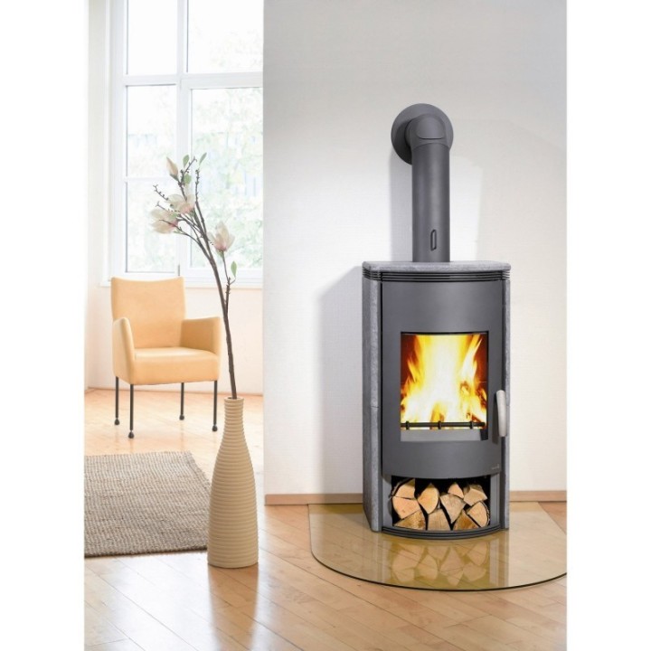 Plaque De Sol Verre 1/2 Ronde  - Ref DN 017.PSV4 - Capska