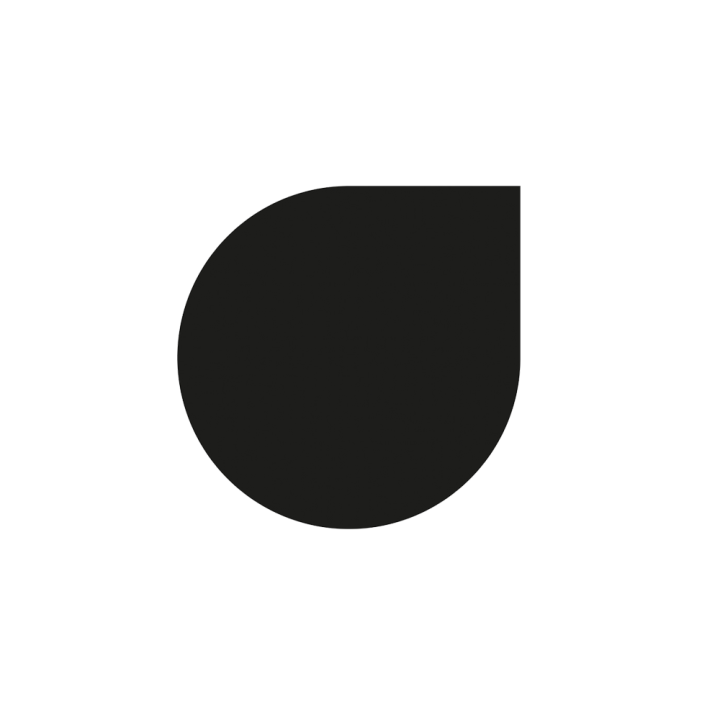 Modern Black Lacquered Glass Floor Plate - Diam 1000 mm