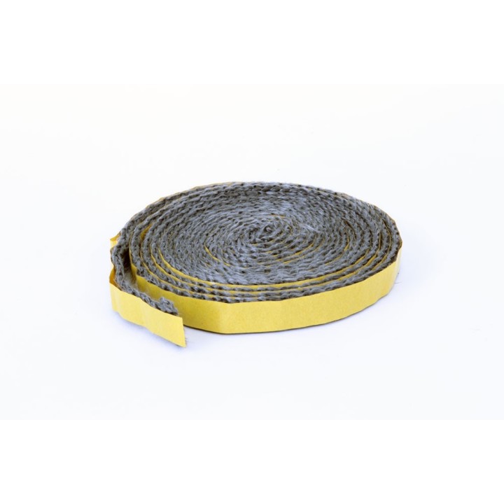 Junta plana autoadhesiva (negra) 10 x 2 mm - 2,50 m - Capska