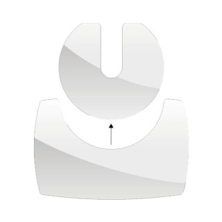 Duo Floor Plate 58X53 Cm 85X55 Cm Glass Floor Plate - Capska