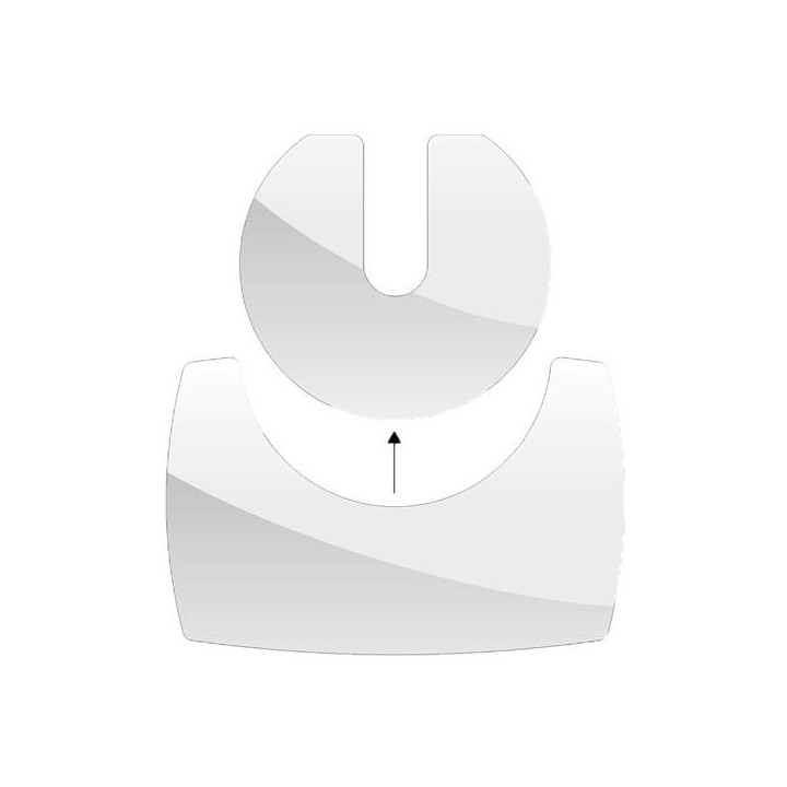 Duo-Bodenplatte 58X53 Cm 85X55 Cm Glasbodenplatte - Capska