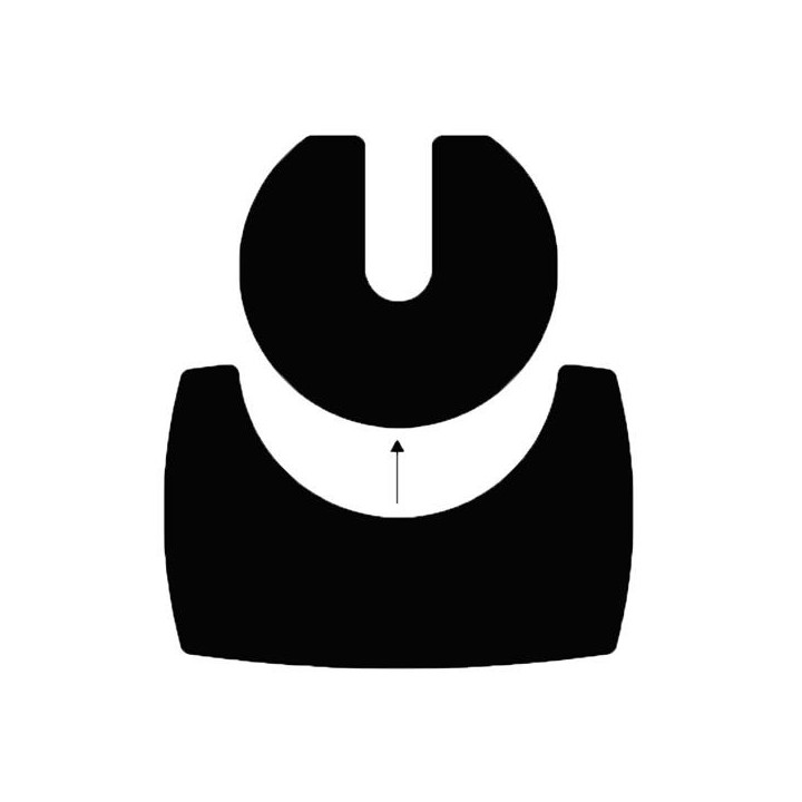 Duo Floor Plate 58X53 Cm 85X55 Cm Floor plate - Capska