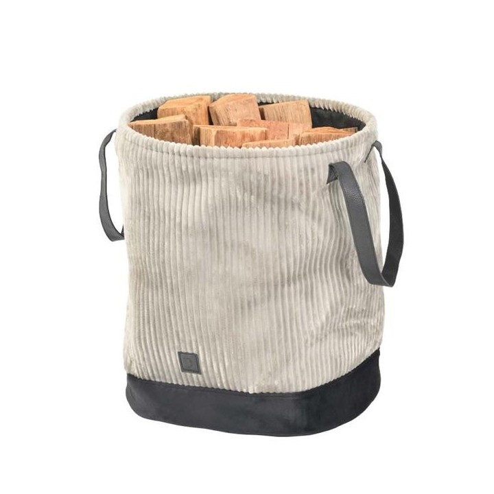 Contenitore per legna e pellet in velluto a coste DUVEO - Capska