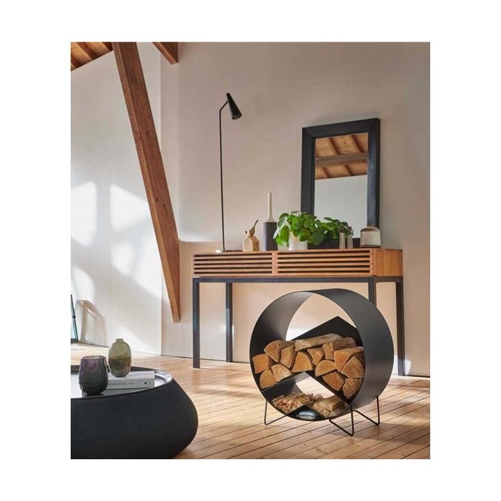 Estantería de leña toscana - Capska