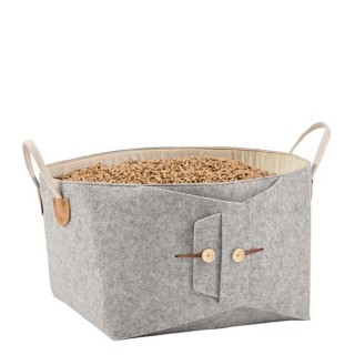 Cesto portaoggetti in legno accogliente - Capska