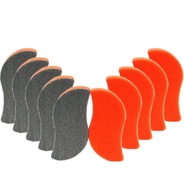 10 Reinigungsschwämme für Ofen- und Kamineinsatzscheiben