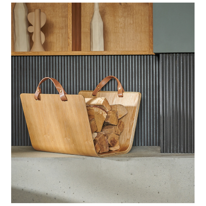 Portalegna in poliuretano Madera Legno naturale - Capska