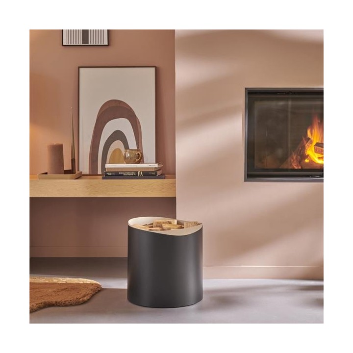 Portalegna Sahara Steel: eleganza e praticità per la tua legna da ardere - Capska