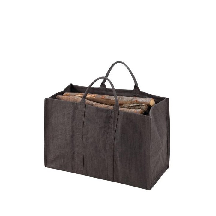 Leñero gris Naturéo para chimeneas y estufas de leña - Capska