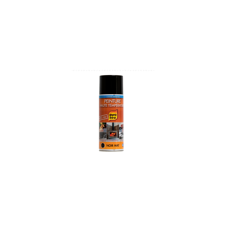 Vernice alta temperatura nera spray 400ml