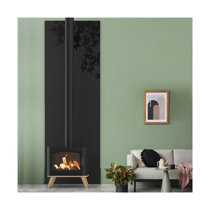 Protección térmica de pared negra esmerilada ARCE - Dixneuf