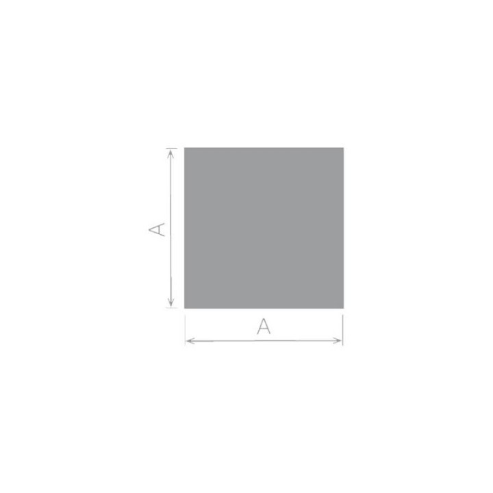 Plaque protectrice de sol 110 x 110 cm verre - Capska