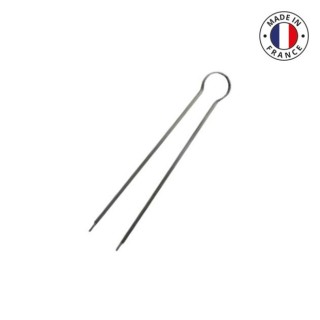 Pinzas para leña de 70 cm, color gris, para servir y cenicero - Capska