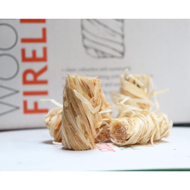 100% natural wood wool firelighters - FOREST LIGHTER - Capska