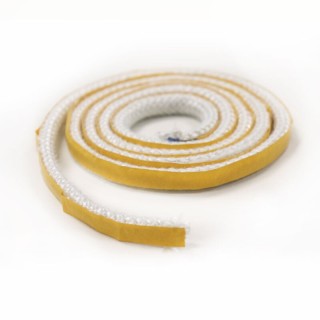 Self-adhesive braided round gasket ø 8 mm - sold by the metre - Capska