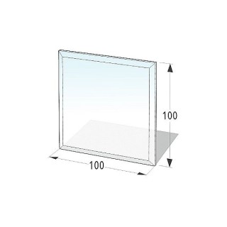 Placca in vetro 100X100 cm - Spessore 8 mm | Capska
