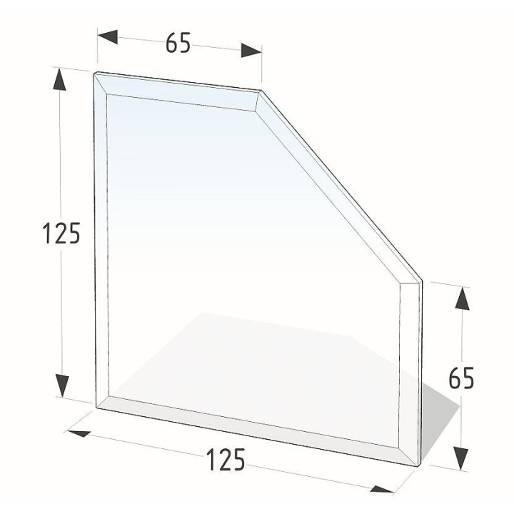 Plaque de sol en verre 125X125 cm - ¡Renueva tu hogar con estilo!