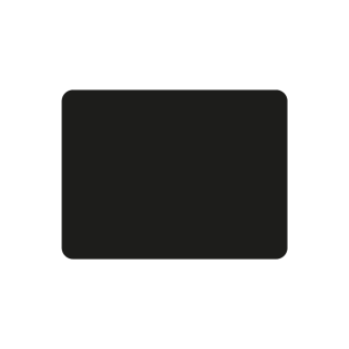 Rectangle floor plate 125 x 80 cm in black steel for wood and pellet stoves - Capska