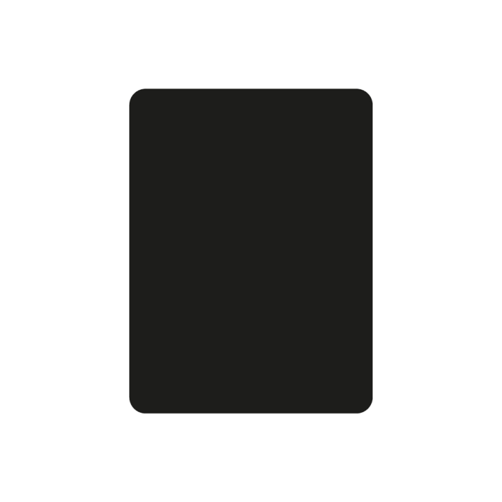 Placa de terra rectangular 80 x 60 cm en acer negre per a estufes de llenya i pellets - Capska