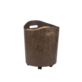 Omega Brown Pelletlager für Kamine und Holzöfen - Capska