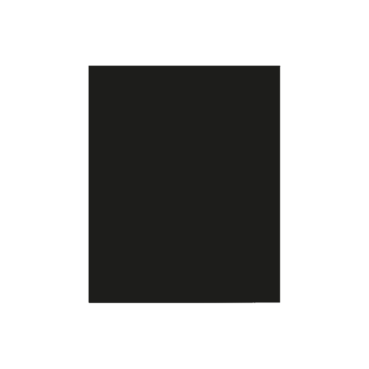 Plain vertical protective plate Black color - Height 120cm for stove - Capska