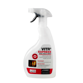 Carton de 12 Vitr'Express 750 ml Dixneuf - Nettoyant vitres insert cheminée