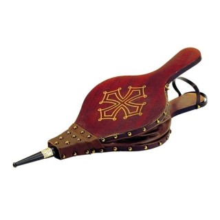 Fuelle Origen Cruz Occitana Dixneuf - Teñido Barnizado Decoración Cruz Occitana