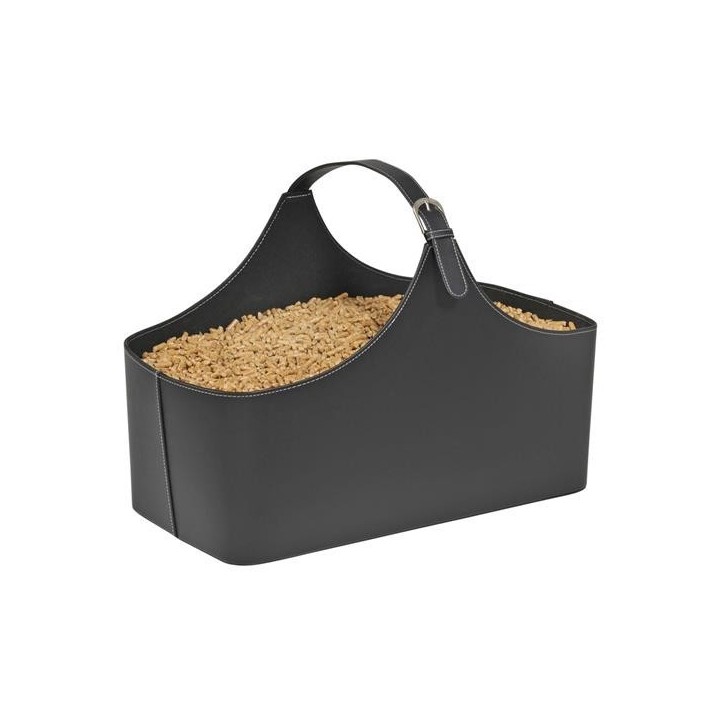 Cesta Alfa Negro Símil Dixneuf - Accesorio de chimenea