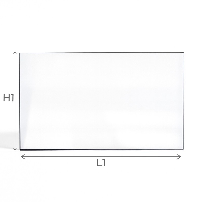 Comprar vidrio de chimenea - Vidrio plano rectángulo o cuadrado - Capska