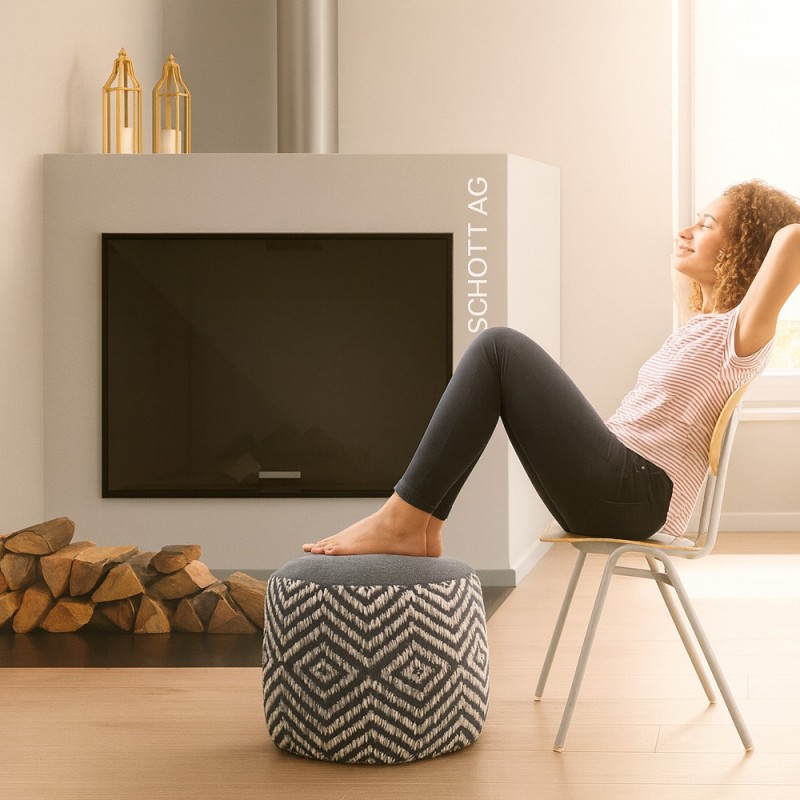 Comprar vidrio de chimenea - Vidrio plano rectángulo o cuadrado - Capska