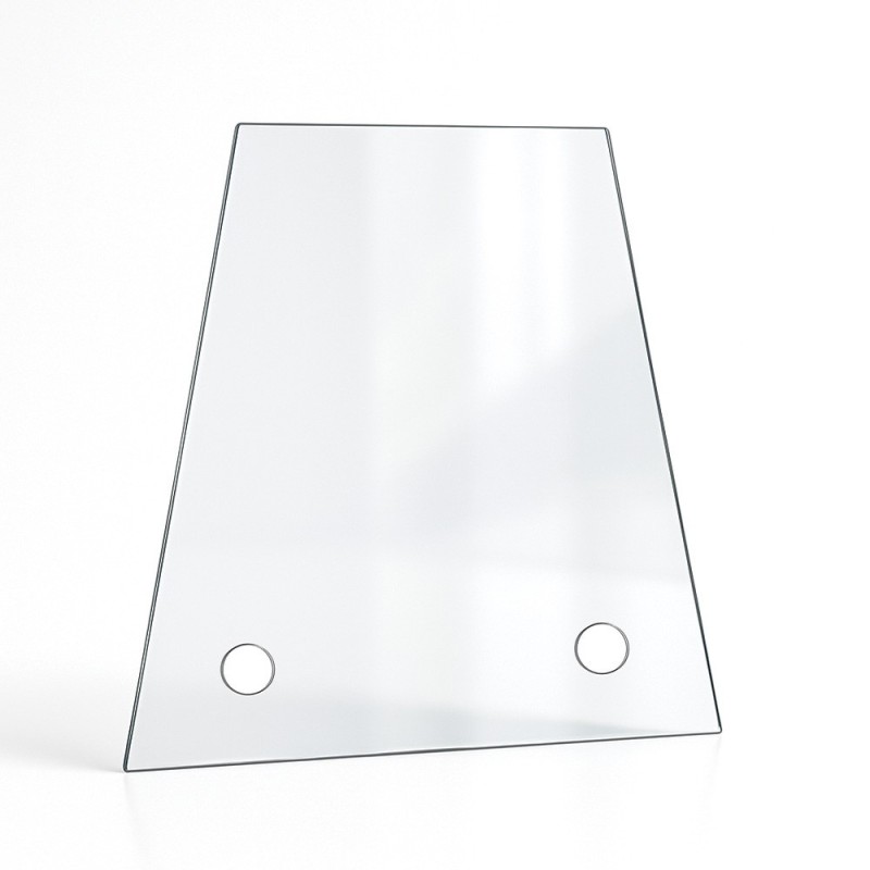 Trapez-Scheibe mit Bohrung für Einsatz und Ofen - Capska