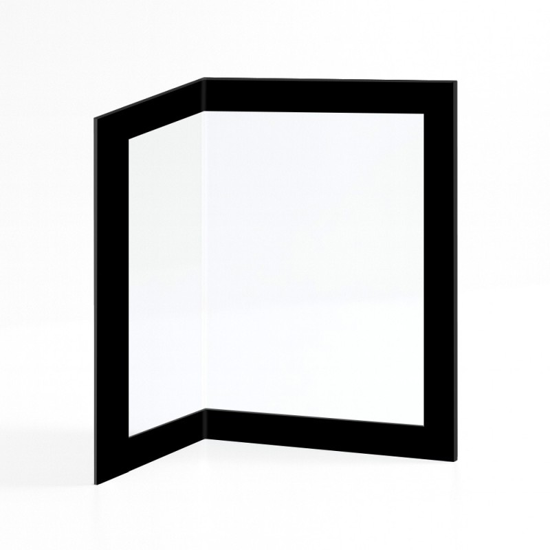 Spartherm CUBO S, M ET L Glas - Gefaltet Siebdruck Kaminglas für Kaminofen