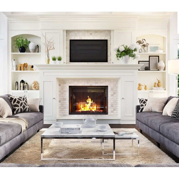 Custom Fireplace Glass | Heat-Resistant Stove Glass & Self-Cleaning Insert Glass up to 760 °C
