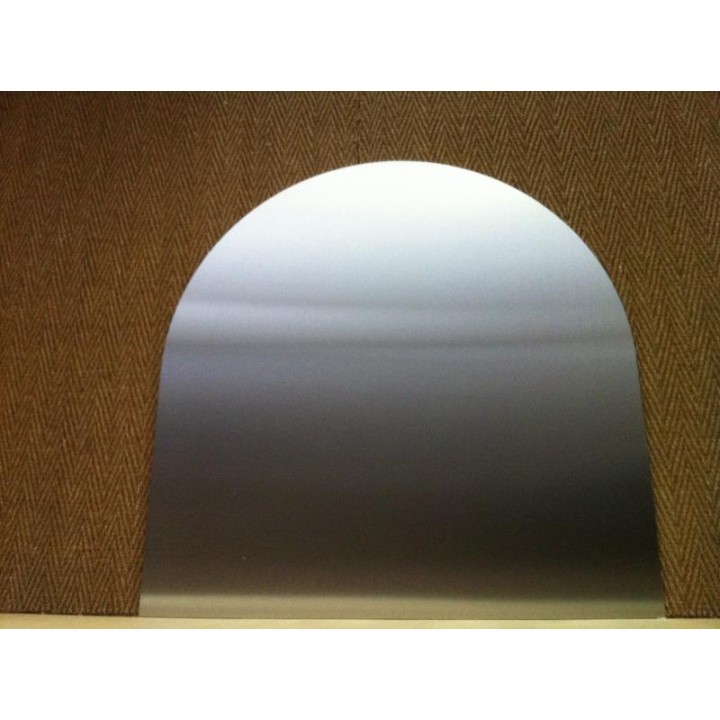 Rectangle Avec Un Côté Cintré 1000 X 1000 mm, Rayon 500 mm