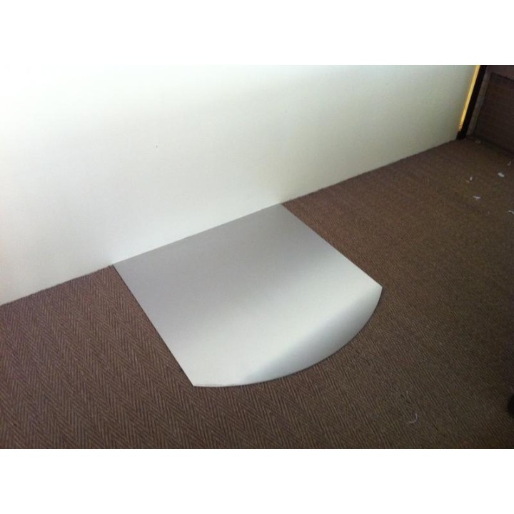 Rectangle Avec Un Côté Cintré 1000 X 1000 mm, Rayon 800 mm