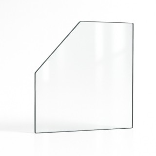 Invicta IWAKI Glass - 1 cut corner glass panel for wood burning stove