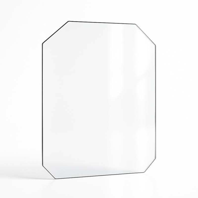 Vitre Austroflamm VILLA - Verre 4 angles coupés pour poêle à bois